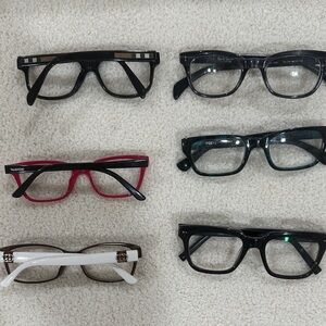 Lot of designer Eyeglass frames Collection: gucci burberry valentino paul smith